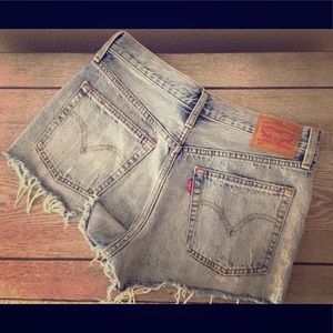 Levi’s high waisted shorts
